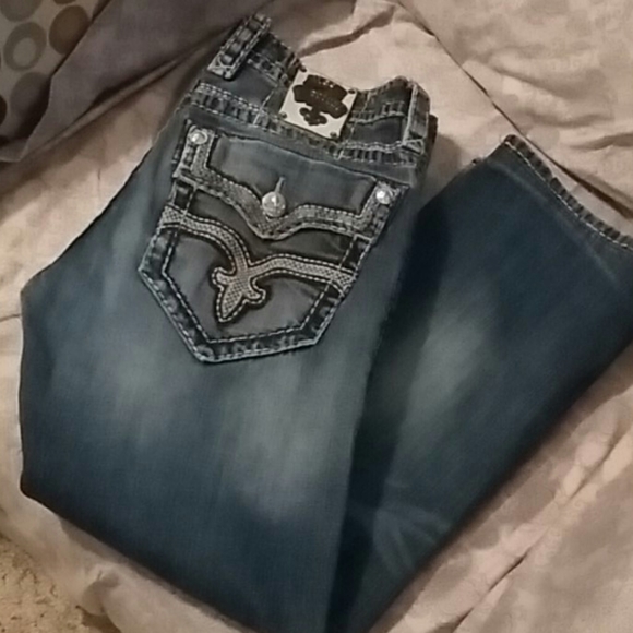 rock revival stretch jeans